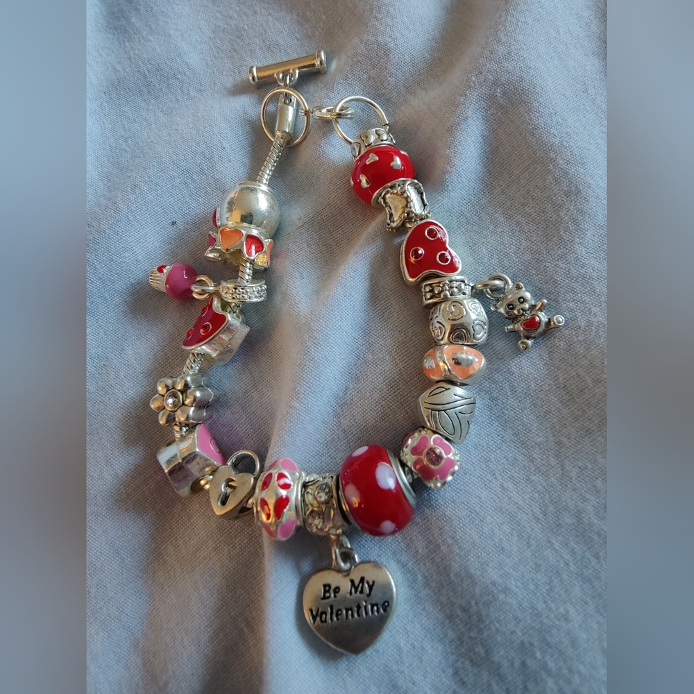 New In Bag Willabee And Ward February Charm Bracelet